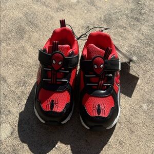 Marvel Spider-Man Red and Black Kids Sneakers